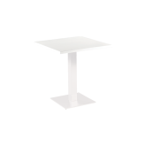 Table Stan H73 70x70 - blanc & blanc