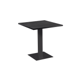 Table Stan H73 70x70 - noir & noir outdoor
