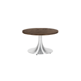 Table Stacy H35 dia70 - bois & inox