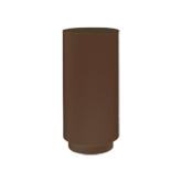 Stèle ronde H110 dia50 - chocolat