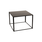 Table Kadra H73 100x100 - noir